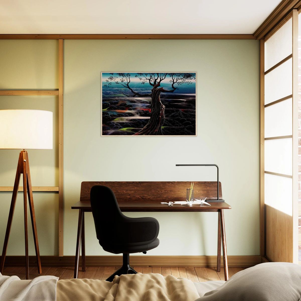 Wild Valley Framed Poster | Eyvind Earle Framed Prints Wall Art | Eyvind Earle Prints