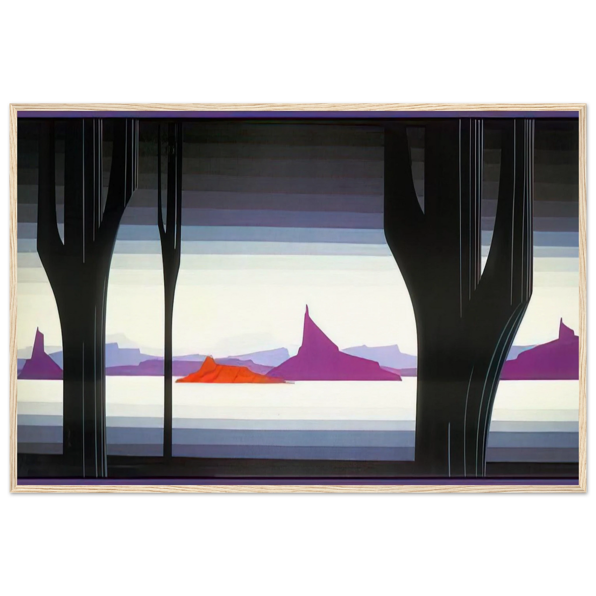 Saguaro Framed Poster | Eyvind Earle Framed Prints Wall Art | Eyvind Earle Prints