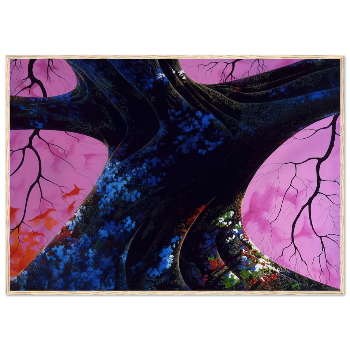 Giant Oak Framed Poster | Eyvind Earle Framed Prints Wall Art | Eyvind Earle Prints