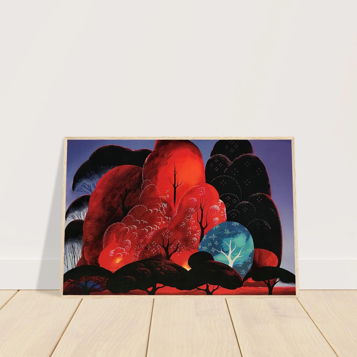 Blazing Glory Framed Poster | Eyvind Earle Framed Prints Wall Art | Eyvind Earle Prints