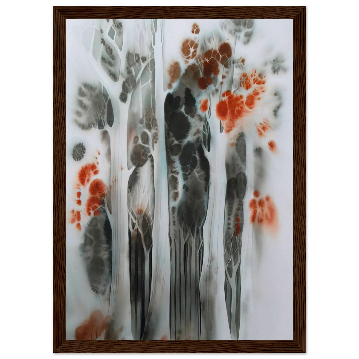 Autumn Forest Framed Poster | Eyvind Earle Framed Prints Wall Art | Eyvind Earle Prints