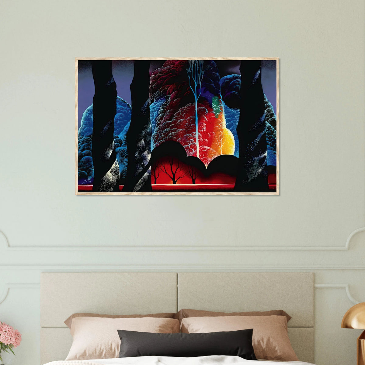 Forest Symphony Framed Poster | Eyvind Earle Framed Prints Wall Art | Eyvind Earle Prints