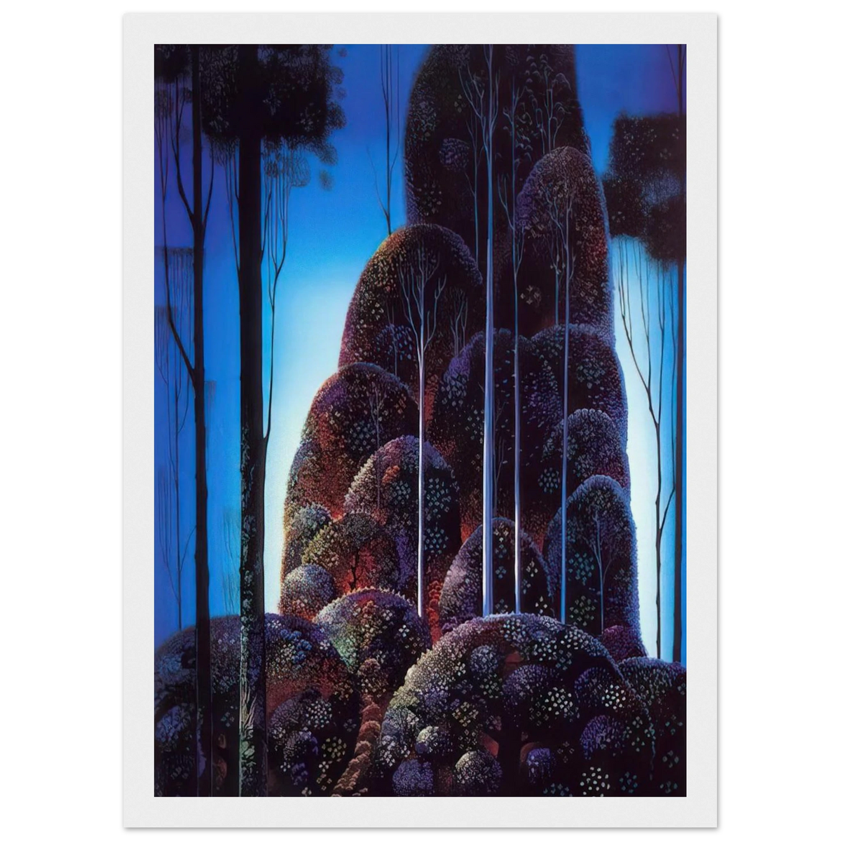 Tall Trees Framed Poster | Eyvind Earle Framed Prints Wall Art | Eyvind Earle Prints