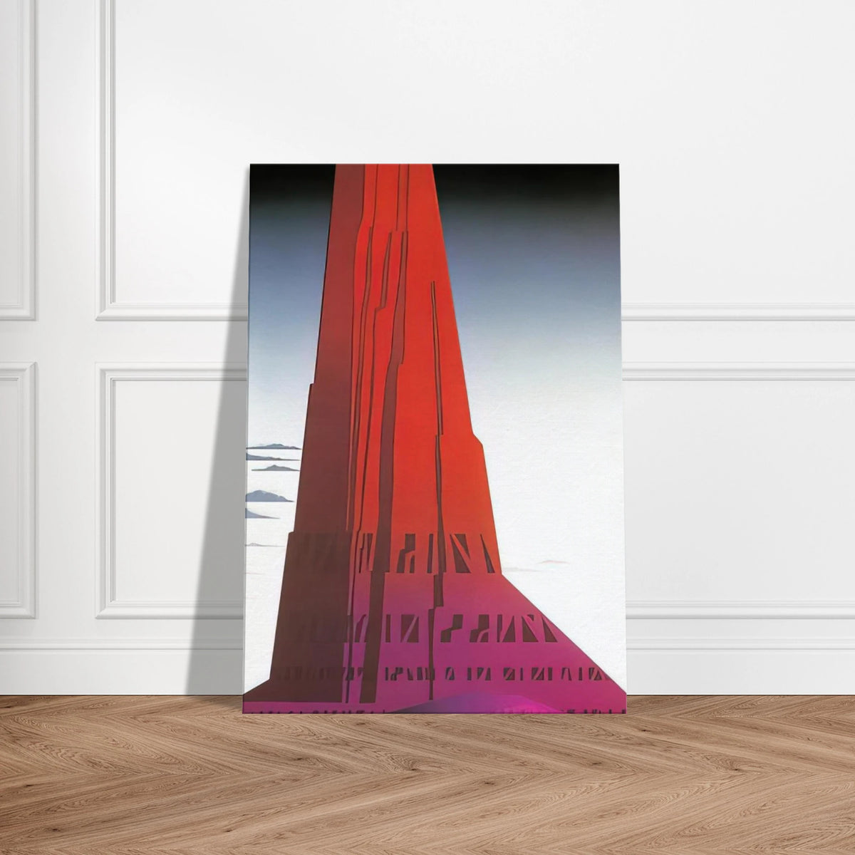 Desert Skyscraper Canvas | Eyvind Earle Canvas | Eyvind Earle Prints