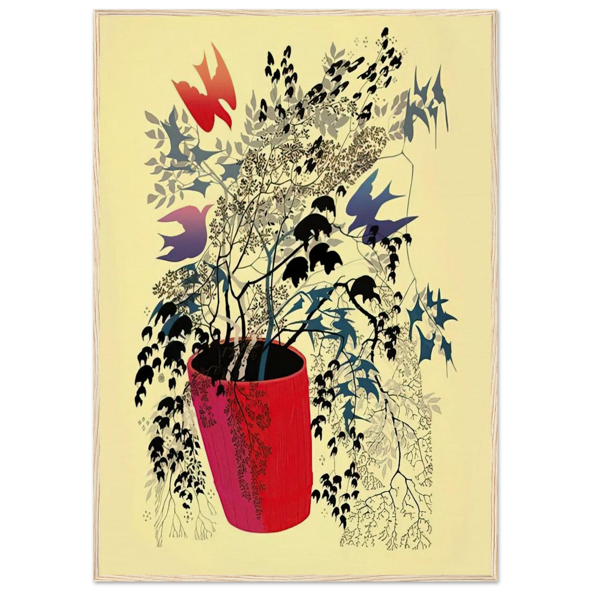Red Barrell Framed Poster | Eyvind Earle Framed Prints Wall Art | Eyvind Earle Prints