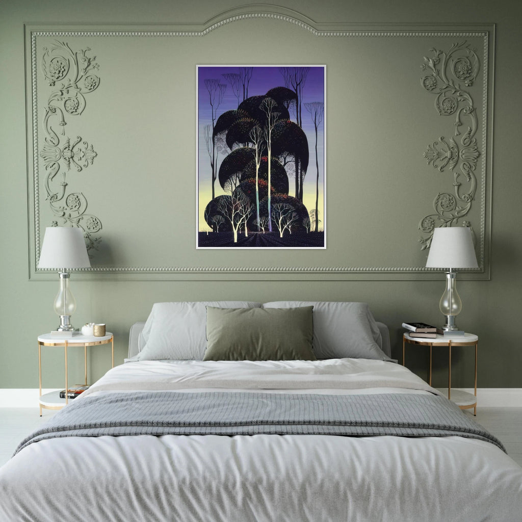 Forest Arabesque Framed Poster | Eyvind Earle Framed Prints Wall Art | Eyvind Earle Prints