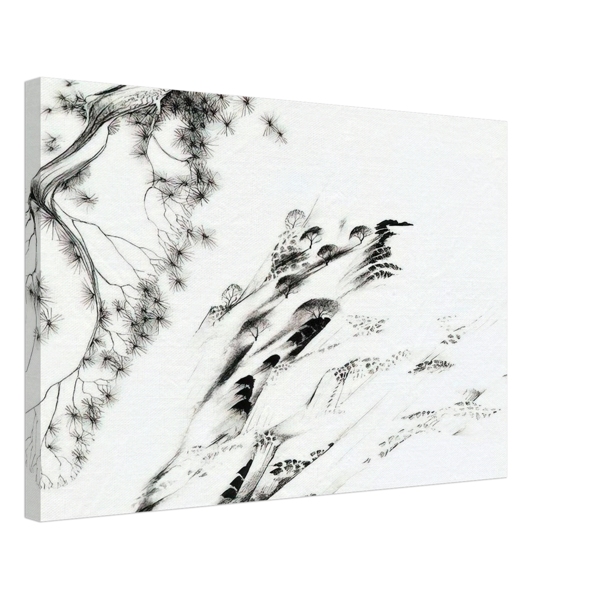 Hillside Canvas | Eyvind Earle Canvas | Eyvind Earle Prints