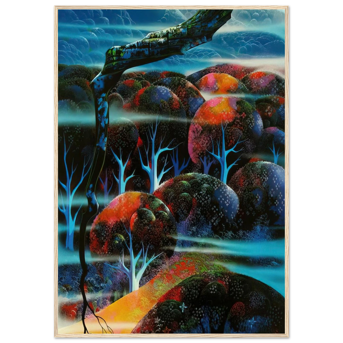 Toccata and Fugue Framed Poster | Eyvind Earle Framed Prints Wall Art | Eyvind Earle Prints