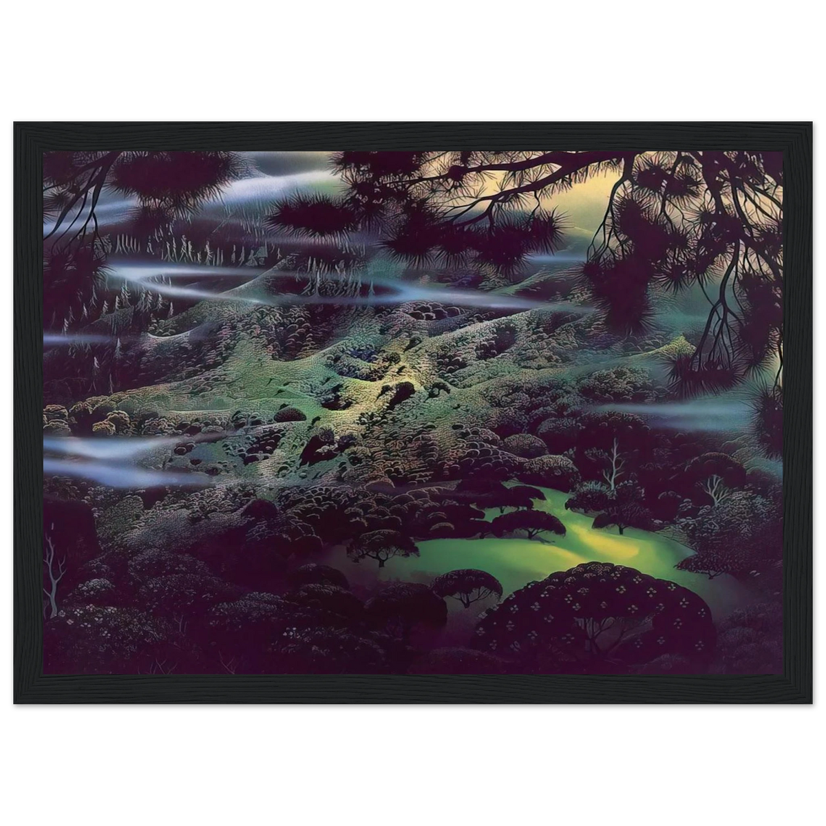 Symphonic Fantasy Framed Poster | Eyvind Earle Framed Prints Wall Art | Eyvind Earle Prints