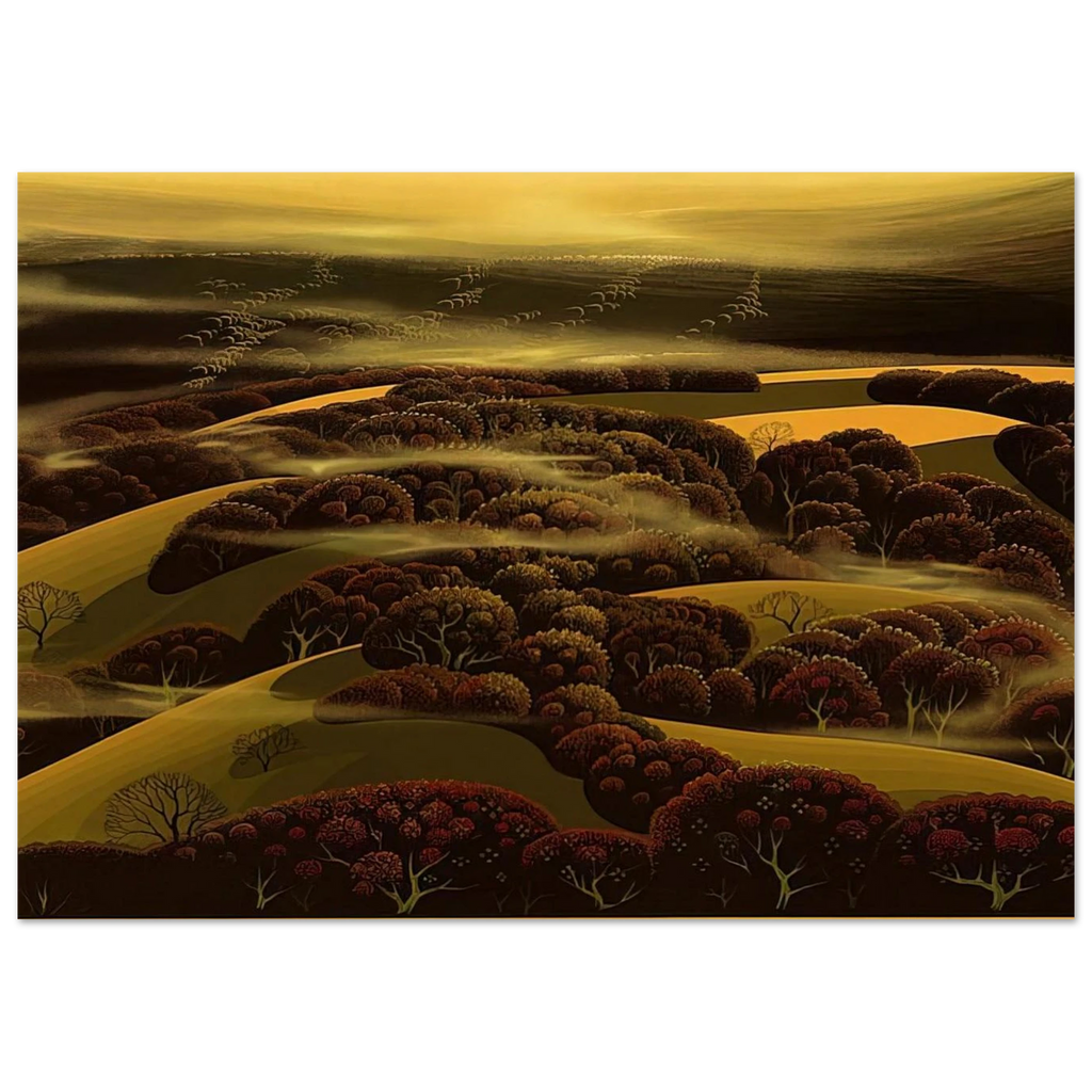 When the Fog Rolls In Poster | Eyvind Earle Poster | Eyvind Earle Prints