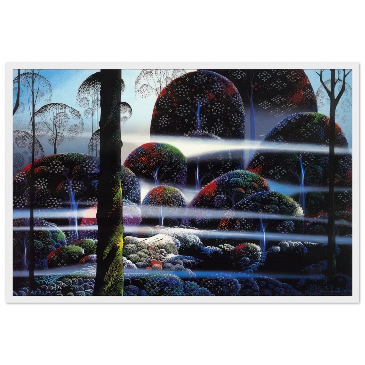 Beyond Paradise Framed Poster | Eyvind Earle Framed Prints Wall Art | Eyvind Earle Prints